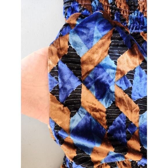 NWT Anthropologie The Somerset Mini Dress Velvet Edition Size XXS Blue 9B409 - Picture 10 of 10